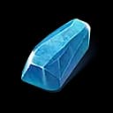 Blue Kyanite crystal in Subnautica
