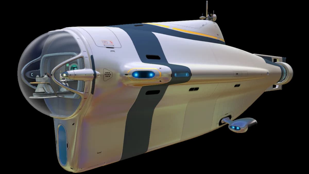 Cyclops submarine detail in Subnautica